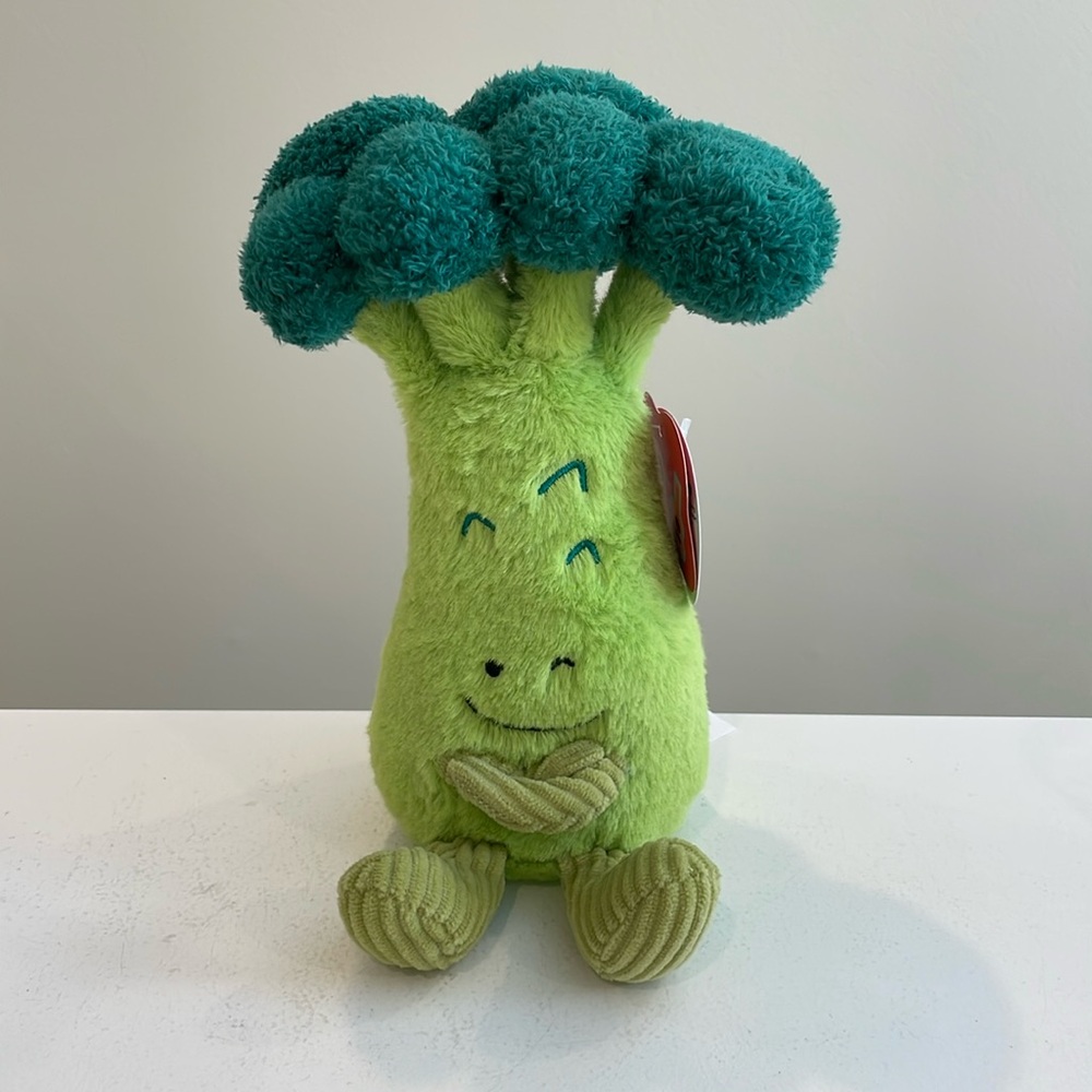 New Broccoli Veggie Plush by Gigglescape